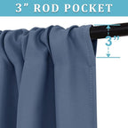 RYB HOME Short Blackout Curtains - Image 2
