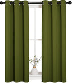 NICETOWN Christmas Bedroom Curtain Panels Blackout Draperies, Thermal Insulated - Image 2