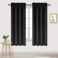 DWCN Black Room Darkening Blackout Curtains by DWCN