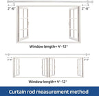 Standard Decorative Window Curtain Rods 30 to 88 Inch, 5/8 Inch Diameter Small - Image 6