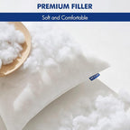 MIULEE Pillow Insert 26x26 Inch, Decorative Square Throw Pillow Inserts - Image 3