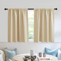 RYB HOME Privacy Bathroom Window Curtains, Short Thermal Insulated Heat by RYBHOME