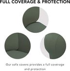 PureFit Super Stretch Chair Sofa Slipcover – Spandex Non Slip Soft Couch Sofa - Image 3