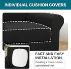 Turquoize 2 Piece Chair Covers Chair Slipcovers - Image 5
