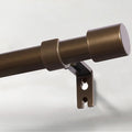 IFELS Heavy Duty Curtain Rods for Windows 48 to 84 Inch, 1 Inch Bronze Curtain by IFELS