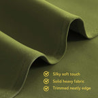 NICETOWN Living Room Window Curtain Panels, Thermal Insulated Solid Grommet - Image 4