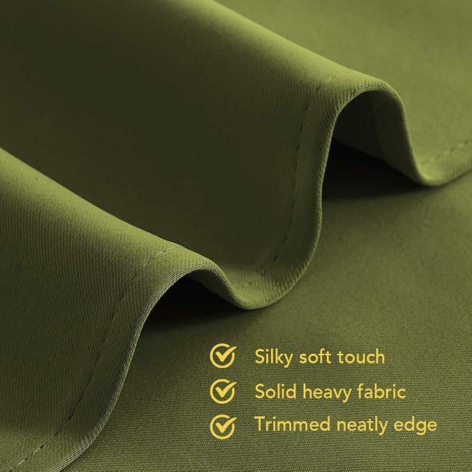 NICETOWN Living Room Window Curtain Panels, Thermal Insulated Solid Grommet - Image 4