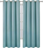 LEMOMO Blackout Curtains 66 x 84 inch/Stone Blue Curtains Set of 2 - Image 2