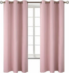 BGment Baby Pink Curtains for Girls Room by BGment