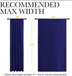 NICETOWN Bedroom Curtains Blackout Draperies - Image 7