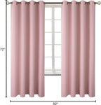 BGment Room Darkening Curtains 72 Inches Long - Image 9