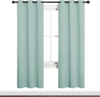 NICETOWN Bedroom Curtain Panels Blackout Draperies, Thermal Insulated Solid - Image 2