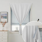 Blackout Curtains for Bedroom Sticky Curtain Blackout Window Cover Self - Image 2