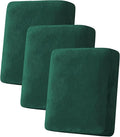 H.VERSAILTEX Velvet Stretch Couch Cushion Cover Plush Cushion Slipcover by HVERSAILTEX