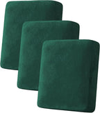 H.VERSAILTEX Velvet Stretch Couch Cushion Cover Plush Cushion Slipcover by HVERSAILTEX