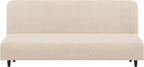 U-NICE HOME Stretch Futon Cover Armless Bed Slipcover - Image 2