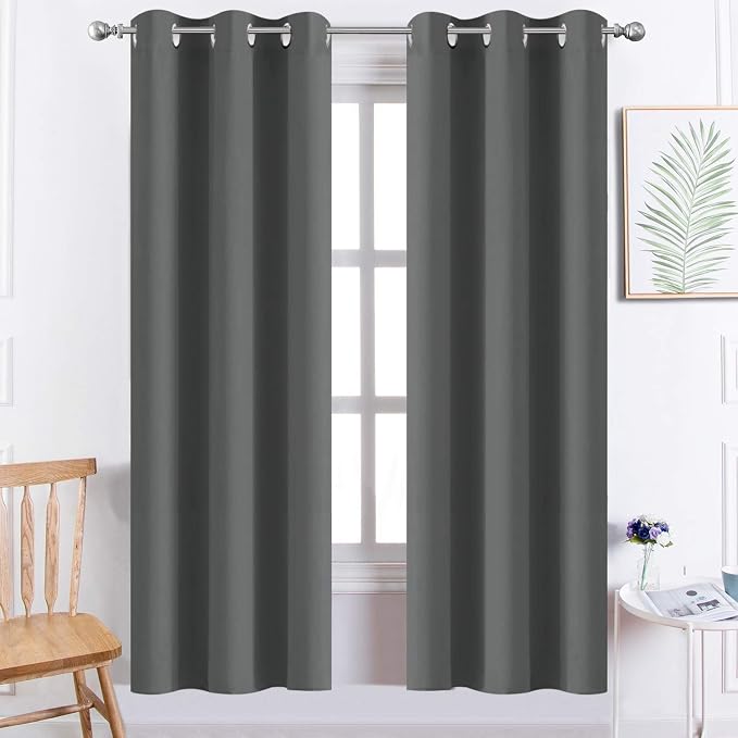 Yakamok Grommet Room Darkening Thermal Insulated Blackout Curtains Window Panels by Yakamok