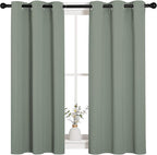 NICETOWN Bedroom Curtain Panels Blackout Draperies, Thermal Insulated Solid - Image 2