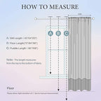 MIULEE 2 Panels Red Solid Color Sheer Christmas Window Curtains Elegant Window - Image 7