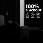 MIULEE 100% Blackout Linen Curtains - Image 2