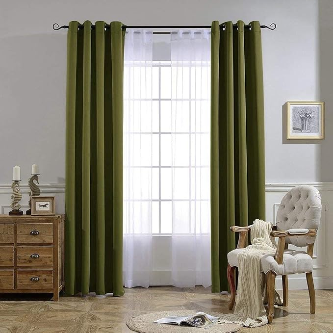 NICETOWN 84 inches Bedroom Curtains Panels - Image 7