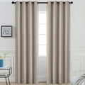 Yakamok Room Darkening Blackout Curtains Thermal Insulated Grommet Curtain by Yakamok