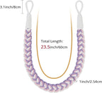 NICEEC 4 Pack Natural Cotton Rope Curtain Tiebacks Elegant Boho Style - Image 3