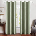 MIULEE Linen Blackout Curtains and Drapes 100% Room Darken Thermal Insulated by MIULEE