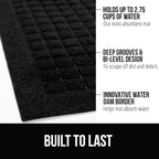 GORILLA GRIP® Ultra Absorbent Front Door Mat Outside Entrance 72x24, Traps Dirt - Image 2
