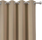 LEMOMO Blackout Curtains 66 x 84 inch/Natural Curtains Set of 2 Panels/Thermal - Image 5