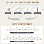 Lootkell Modern White Curtain Rods - Image 9