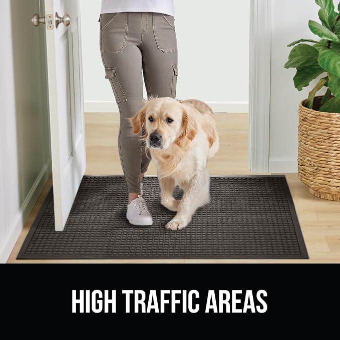 GORILLA GRIP® Ultra Absorbent Front Door Mat Outside Entrance, Traps Dirt and - Image 7