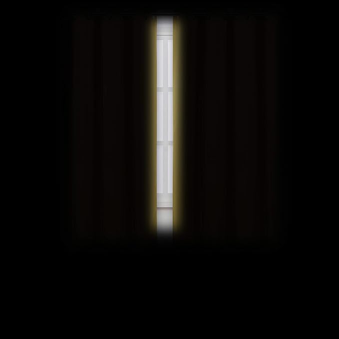LEMOMO Yellow Blackout Curtains 40 x 63 Inch Length/Set of 2 Curtain - Image 3