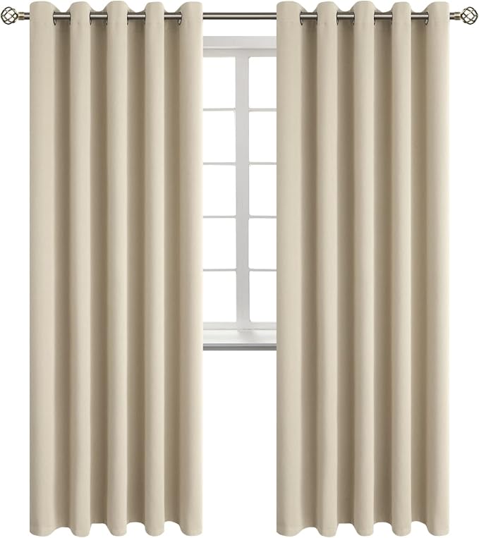 BGment Room Darkening Curtains 84 Inches Long by BGment