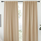 Black Curtain Rods for Windows 30 to 62 inch, Splicing Adjustable 5/8 Diameter - Image 6