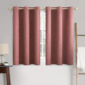 MIULEE 100% Blackout Linen Textured Curtains by MIULEE