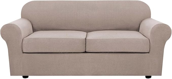 H.VERSAILTEX 3 Piece Stretch Sofa Covers by HVERSAILTEX
