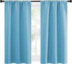NICETOWN Kitchen Curtains for Small Windows, Privacy Thermal Insulated Blackout - Image 2