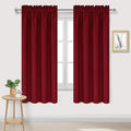 DWCN Burgundy Room Darkening Blackout Curtains by DWCN