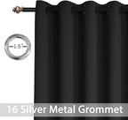 Yakamok Blackout Sliding Glass Door Curtains, Thermal Insulated Window - Image 5