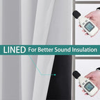 Yakamok 100% Blackout Curtains 72 Inches Long, 2 Thick Layers Heat and Full - Image 4