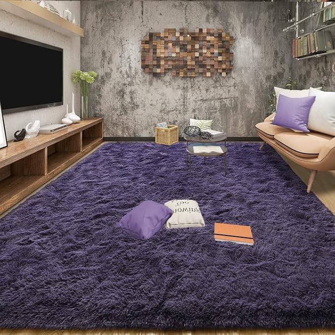 Tepook Super Soft Fluffy Rug for Bedroom, Modern Shaggy Fuzzy Kids Rugs for - Image 5