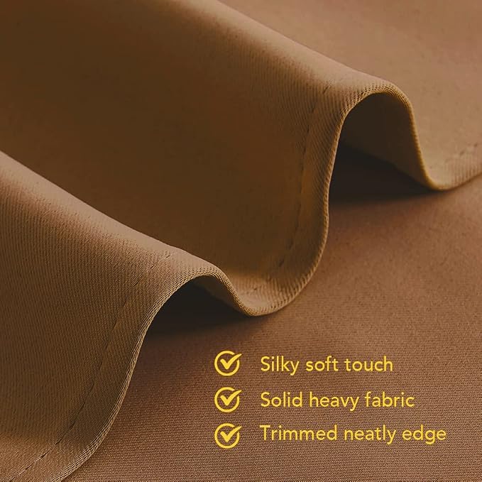 NICETOWN Bedroom Curtain Panels Blackout Draperies, 1 Pair, 34 by 70-inch - Image 5