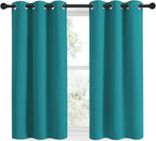 NICETOWN ROM Darkening Curtains 48 inch Length 2 Panels, Thermal Insulated - Image 2