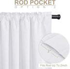 100% Blackout Shield Linen Blackout Curtains - Image 4