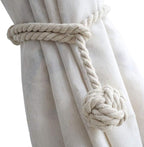 Melaluxe 2 Pack Curtain Tiebacks by Melaluxe
