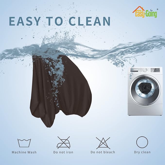 Easy-Going Stretch 3 Pieces Couch Cushion Covers - Image 6