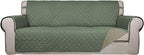 PureFit Reversible Quilted Sofa Cover, Water Resistant Slipcover Furniture by PureFit