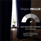 MIULEE Blackout Room Darkening Curtains Thermal Insulated Drapes Solid Window - Image 2