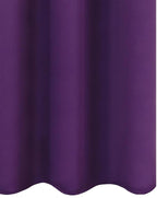LEMOMO Blackout Curtains 66 x 54 Inch Long Purple Curtains Set of 2 Panels Room - Image 8